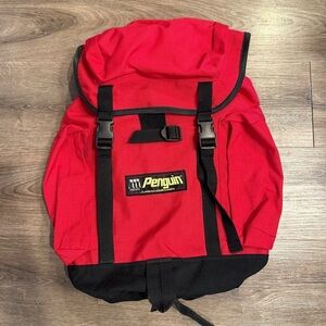 Vintage Hydun Dai Leisure & Sports Red Penguins
 Hiking Backpack